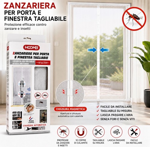 Zanzariera magnetica porta - zanzariera,