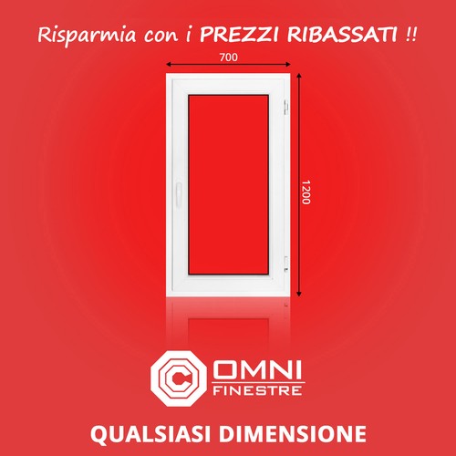 Finestre pvc misura bianco - finestre,